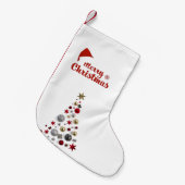 simple kleine kerstsok (Voorkant (Hangend))