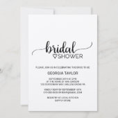 Simple Kraft Calligraphy Vrijgezellenfeest Kaart (Voorkant)