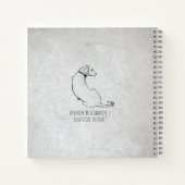 Simple Labrador Dog Art Gratitude Journal Notitieboek (Achterkant)