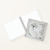 Simple Labrador Dog Art Gratitude Journal Notitieboek (Binnen)