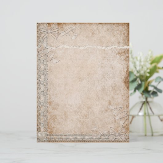 Simple Lace Letterhead (Staand voorkant)