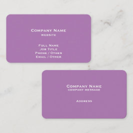 Simple Lavender Visitekaartje