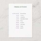 Simple Lavender Wedding Details Enclosure Card Informatiekaartje (Achterkant)