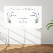 Simple Lavender Wedding Spandoek