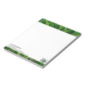 Simple Lawn Care Service Promotionele Logo Tekst Notitieblok (Linkerzijde)