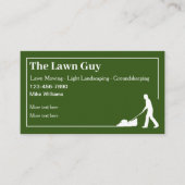 Simple Lawn Mowing Service-Visitekaartjes Visitekaartje (Voorkant)