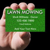 Simple Lawn Mowing Services Visitekaartje