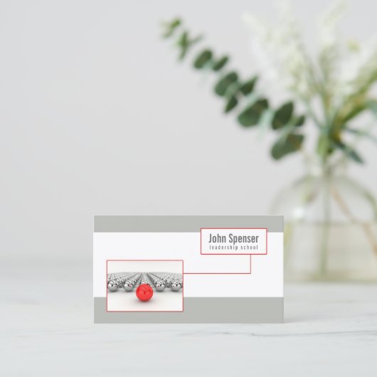 Simple Leadership School Visitekaartje (Staand voorkant)