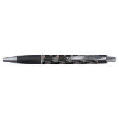 Simple Leopard Animal Black Patroon Pen (Achterkant)