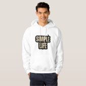 Simple life hoodie (Voorkant volledig)