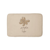 Simple Life Minimalism Bath Mat (Voorkant)