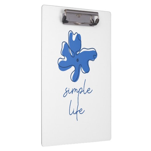 Simple Life Minimalism Clipboard Klembord (Rechts)