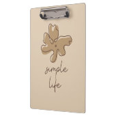 Simple Life Minimalism Clipboard Klembord (Links)