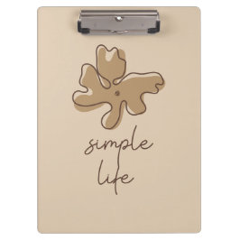 Simple Life Minimalism Clipboard Klembord