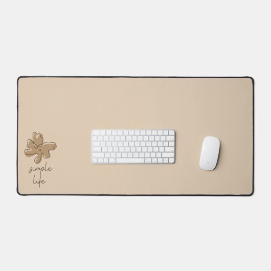 Simple Life Minimalism Desk Mat (Keyboard & Muis)