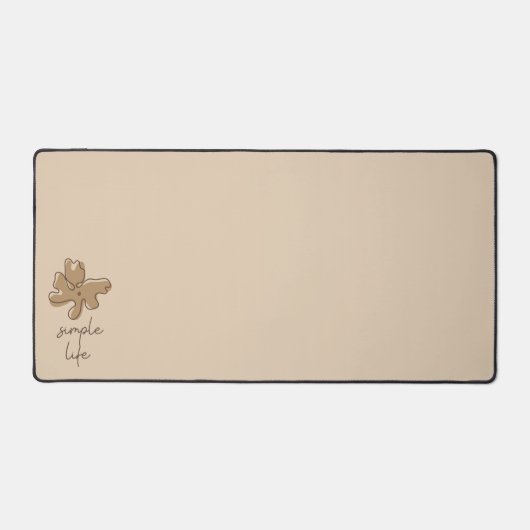 Simple Life Minimalism Desk Mat (Voorkant)