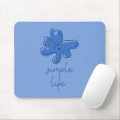 Simple Life Minimalism Mousepad Muismat (Met muis)