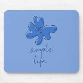 Simple Life Minimalism Mousepad Muismat