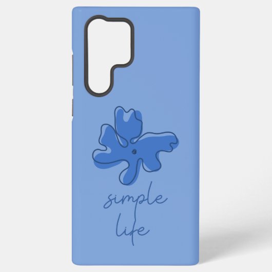 Simple Life Minimalism Samsung Galaxy Hoesje (Achterkant)