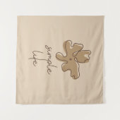 Simple Life Minimalism Tapestry Wandkleed (Voorkant (horizontaal))