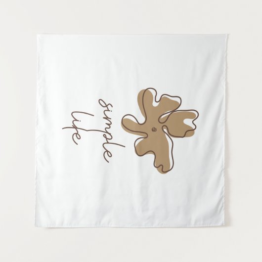 Simple Life Minimalism Tapestry Wandkleed (Voorkant (horizontaal))