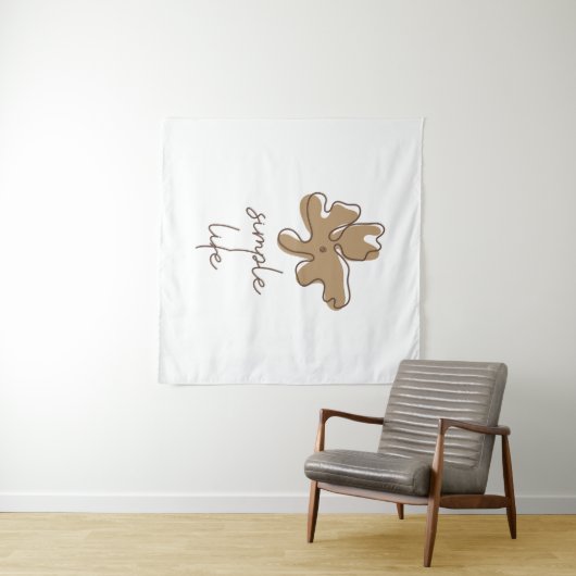 Simple Life Minimalism Tapestry Wandkleed (In Situ (horizontaal))
