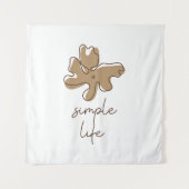 Simple Life Minimalism Tapestry Wandkleed (Voorkant)