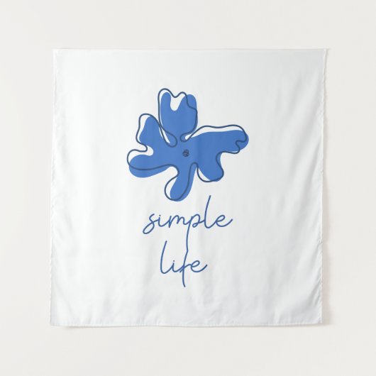 Simple Life Minimalism Tapestry Wandkleed (Voorkant)