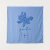 Simple Life Minimalism Tapestry Wandkleed (Voorkant)