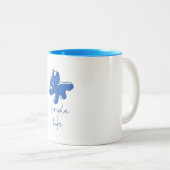 Simple Life Minimalism Tweekleurige Koffiemok (Voorkant rechts)