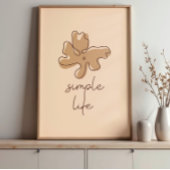 Simple Life Minimalism Wall Art Poster