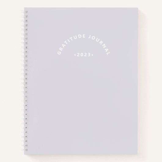 Simple Lila Gratitude Journal Notitieboek (Voorkant)