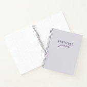 Simple Lila Gratitude Journal Notitieboek (Binnen)
