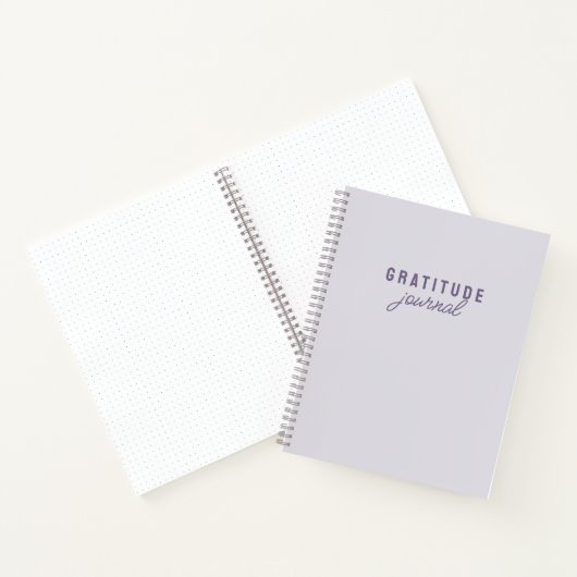 Simple Lila Gratitude Journal Notitieboek (Binnen)