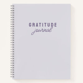 Simple Lila Gratitude Journal Notitieboek