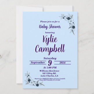 Simple Line Art Boho Baby shower Invitation Kaart