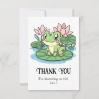 Simple Little Frog Baby shower