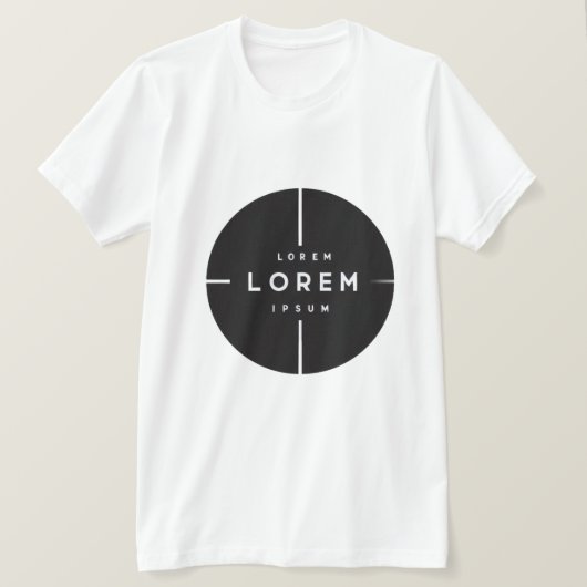 Simple Logo and Text Business T-Shirt – Minimal  (Design voorkant)