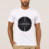 Simple Logo and Text Business T-Shirt – Minimal  (Voorkant)