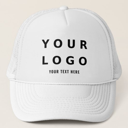 Simple Logo and Text Business Trucker Pet (Voorkant)