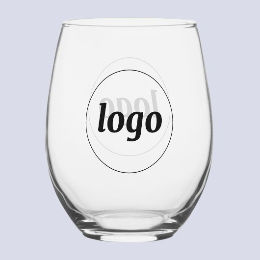 Simple Logo Branded Promotional Business Wijnglas Zonder Voet