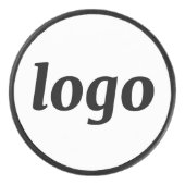 Simple Logo Branding Business Promotional Hockey Puck (Voorkant)