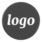 Simple Logo Branding Business Promotional Hockey Puck (Voorkant)