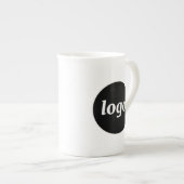 Simple Logo Branding Business Promotional Porselein Kop (Voorkant rechts)