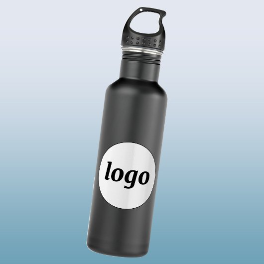 Simple Logo Branding Business Promotional Waterfles