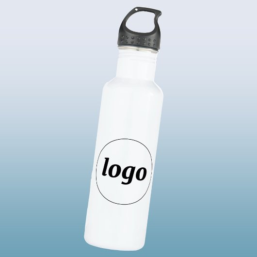Simple Logo Branding Business Promotional Waterfles