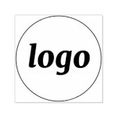 Simple Logo Branding Business Promotional Zelfinktende Stempel (Design)