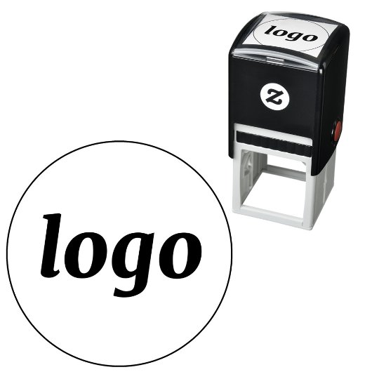 Simple Logo Branding Business Promotional Zelfinktende Stempel