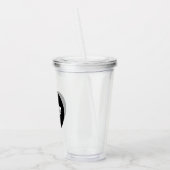 Simple Logo Business Branding Promotional Acryl Drinkbeker (Links)