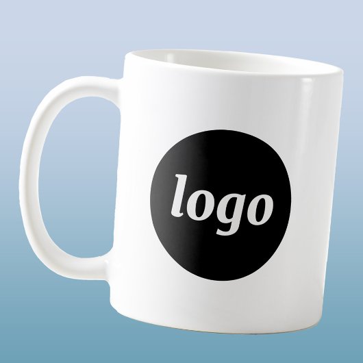 Simple Logo Business Branding Promotional Koffiemok
